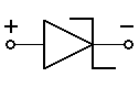 Zener diode symbol